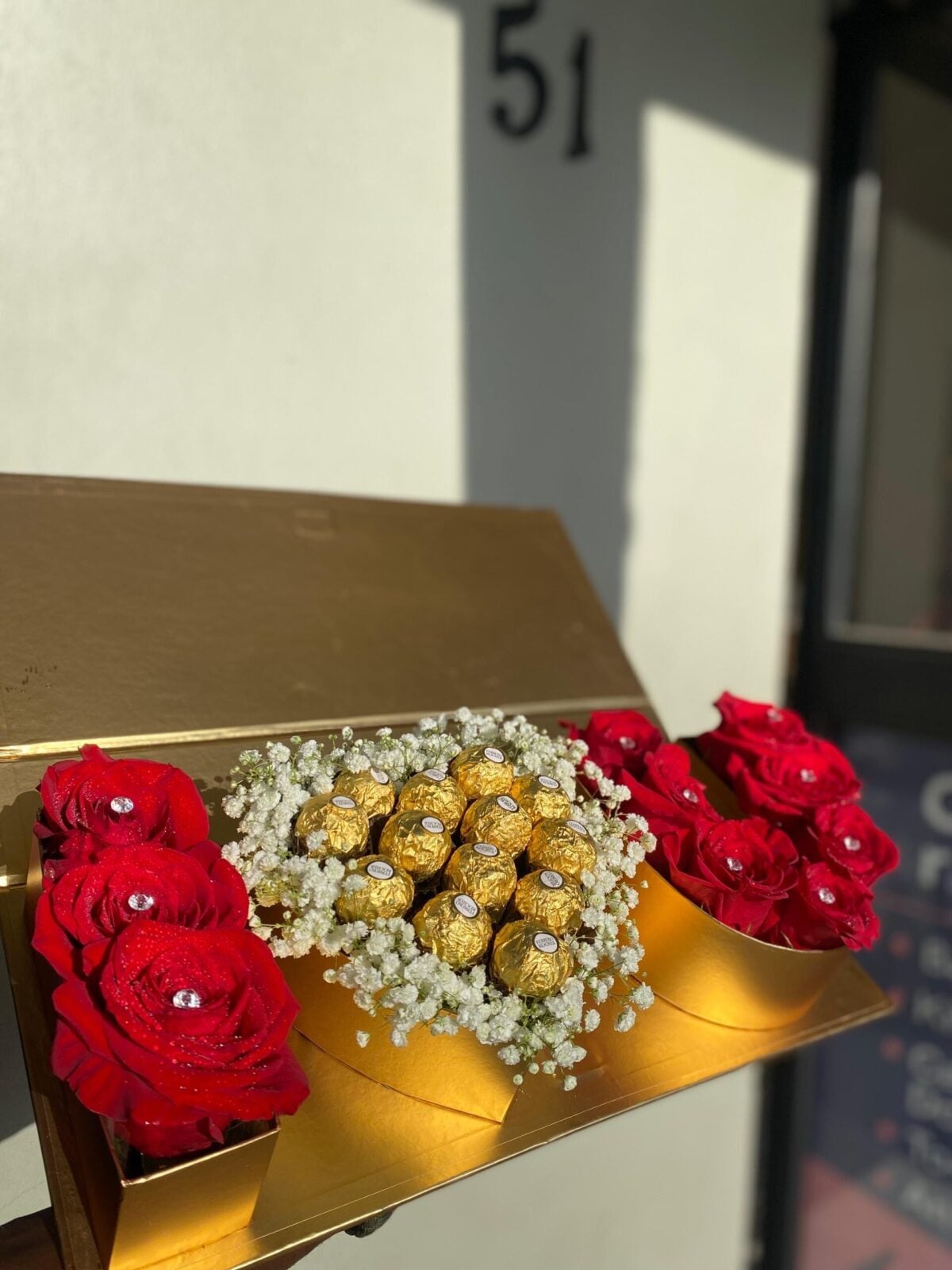 I LOVE YOU Flower Box