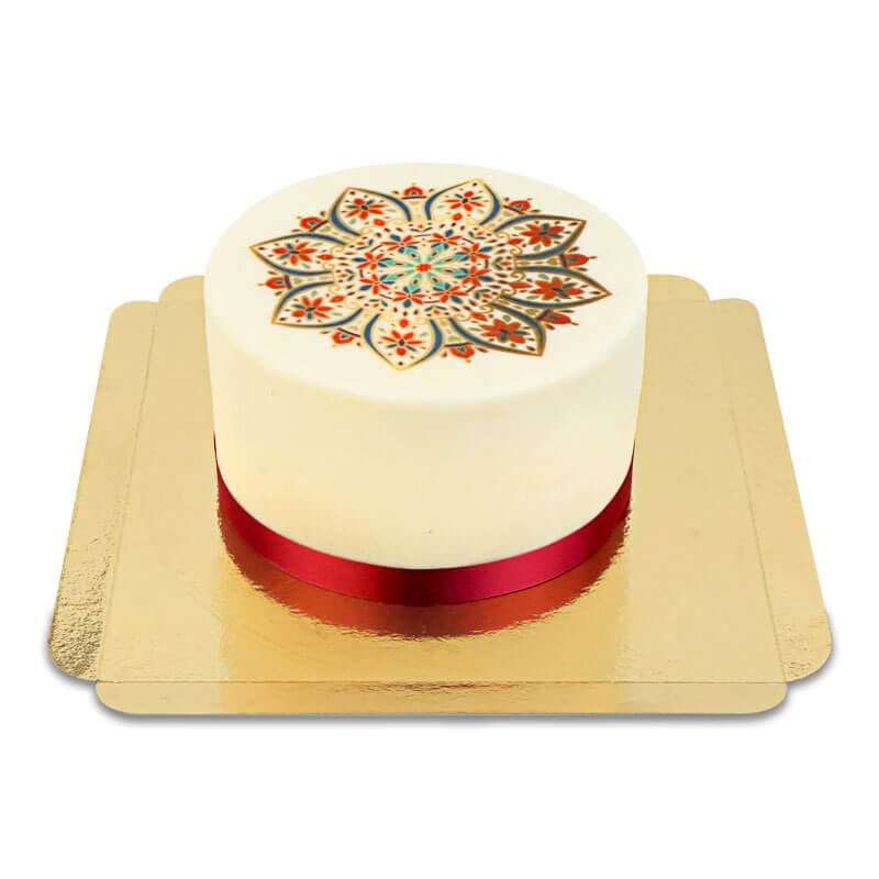 Deluxe Mandala Cake (Small (18 cm (12 pieces)))