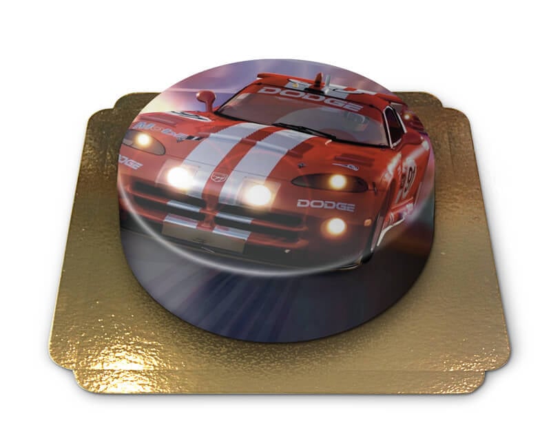 Race car cake (Small (18cm (6 Pieces)))