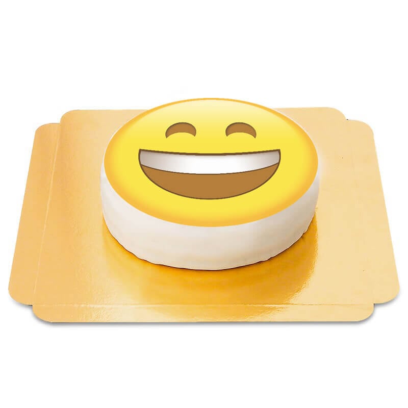 Laughing emoji cake (Small (18 cm(6-8 pieces)))