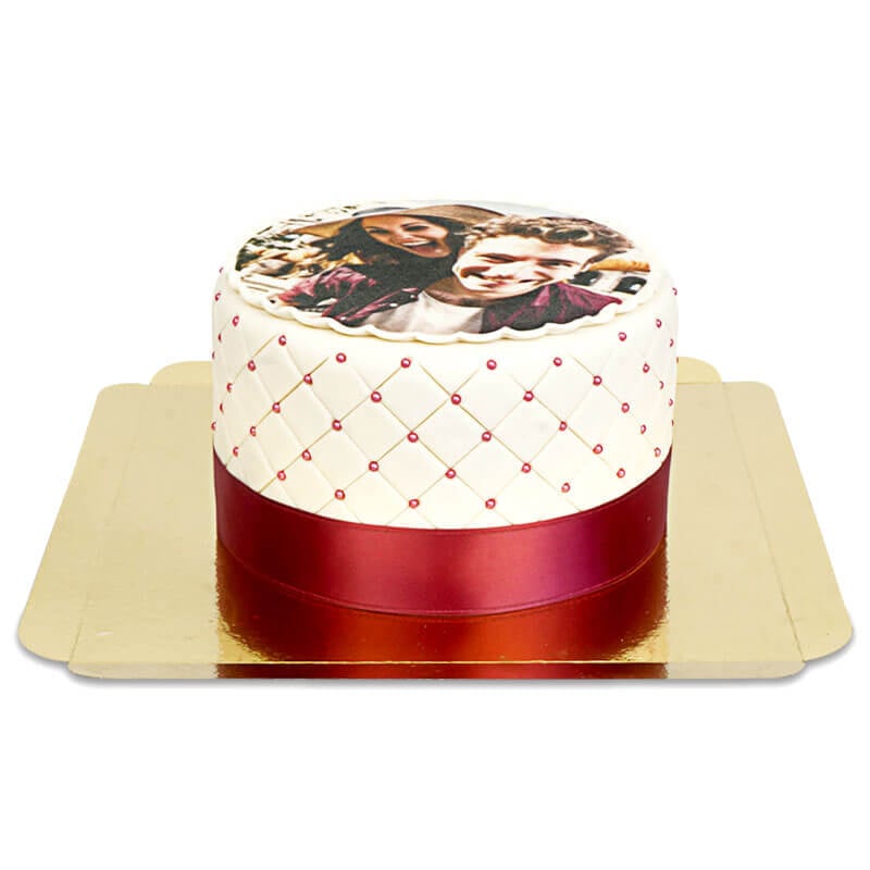 Deluxe photo cake - size S (20 pieces)