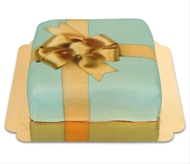Deluxe Eucalyptus Cake + individual text (Small (18 cm(12 pieces)))