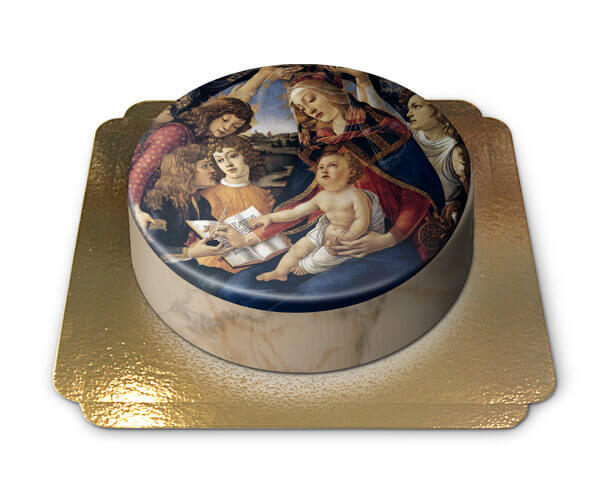 Communion Cake "Holy Mary" (Small (18 cm(6-8 pieces)))