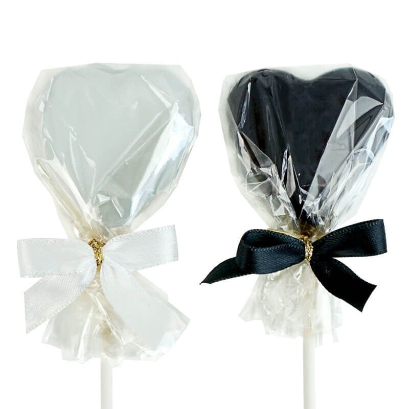 Heart-shaped cake pops (12 pcs)