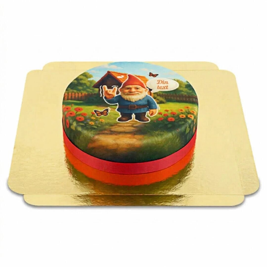 Rock 'n' Roll Gartenzwerg Tortes (Small (18cm (6 Pieces)))