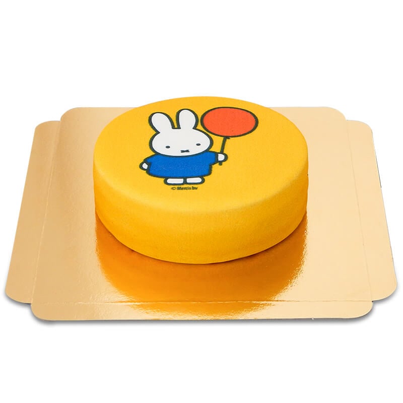 Miffy cake yellow (Small (18 cm(6-8 pieces)))