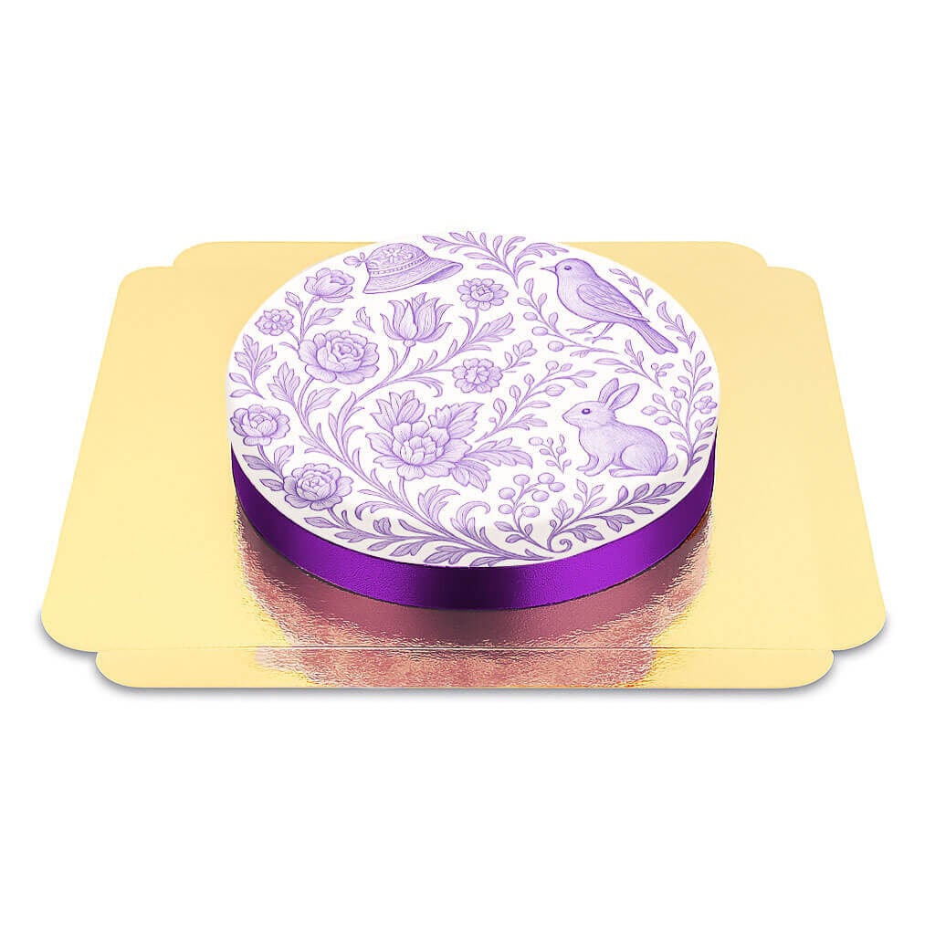 Lavender-colored porcelain cake (Small (18 cm (6 pieces)))