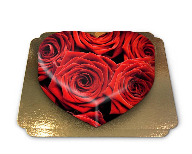 Red rust tart in heart shape (Medium((25×24 cm)15 pieces))