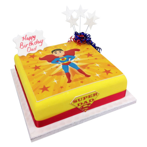 Super Dad Cake (8 inch Serves 20)