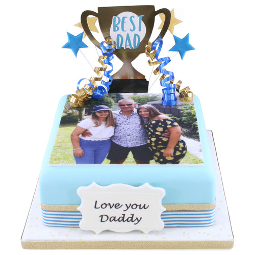 Best Dad Photo Cake (8 inch Serves 20)