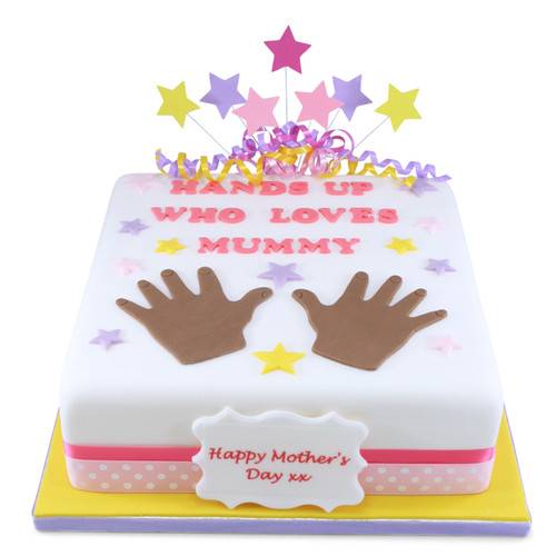 Hands Up For Mummy Cake
