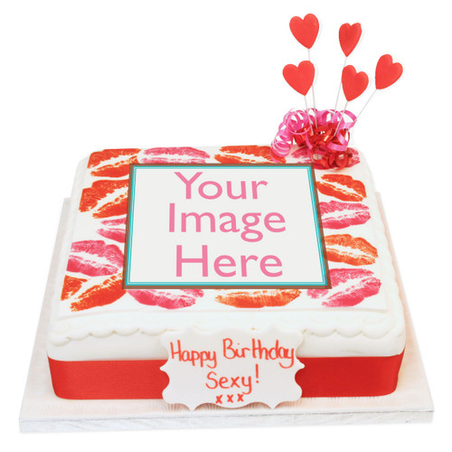 Kisses Photo Cake (8 inch Serves 20)