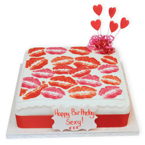 Love and Kisses Cake (8 inch Serves 20)