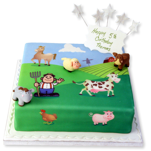 On The Farm Birthday Cake