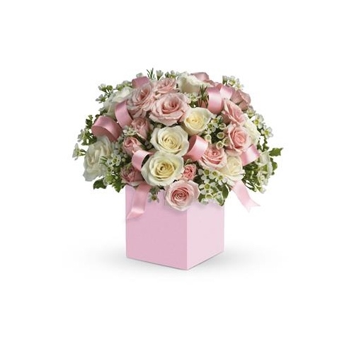 Celebrating Baby Girl - Flower Arrangement