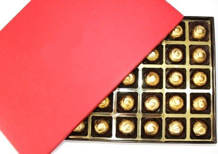 Sugarless Deluxe Red - 40 chocolates
